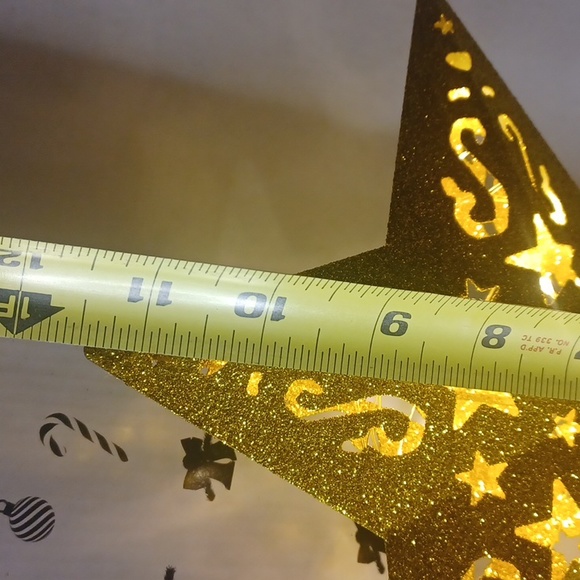 NIB LED Tree Topper Gold Star with Remote Control Christmas - Picture 3 of 7